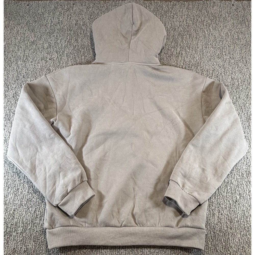 CMFRT Adult Unisex Light Gray Pullover Hooded Sweat Suit Size Large - Picture 6 of 16